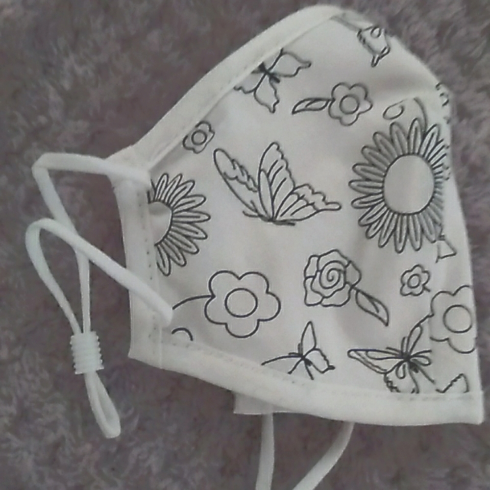 Kids drawable face mask